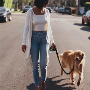 Abercrombie Cami and Duster Set in White XS